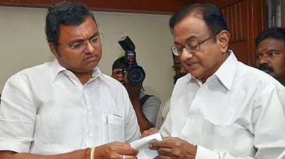 Chidamram with son Kartik