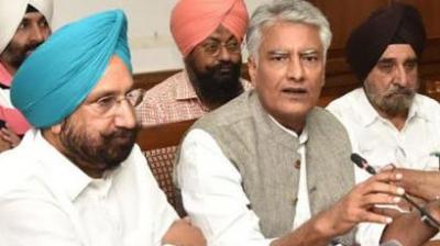Sukhjinder Randhawa with Jakhar