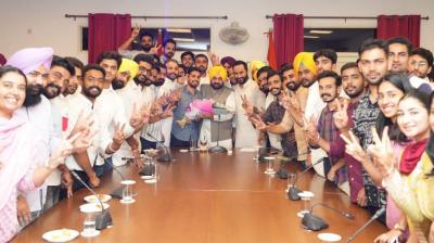 CM Mann congratulated the newly selected team CYSS of Punjab University