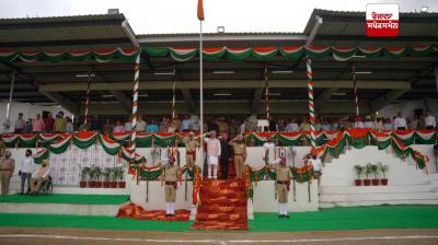 On the occasion of 79th Independence Day, Cabinet Minister Harpal Singh Cheema hoisted the tricolor flag in Rupnagar