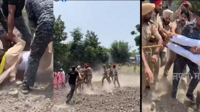 contracts teachers clashed with the police