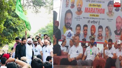 Tarunpreet Singh Sond  participated in the marathon organized at Mandi Gobindgarh.