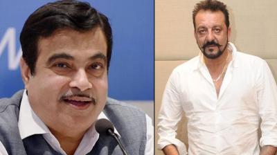 Nitin Gadkari,Sanjay Dutt