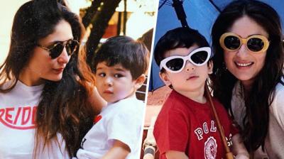 Taimur ali khan with Kareena Kapoor  