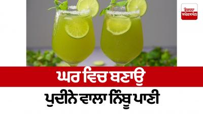 Make lemonade with mint at home Food Recipes 