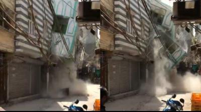 Mosque Collapses In Delhi 