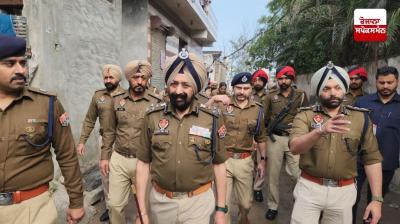 Patiala Police conducts extensive search operation in Patiala district under 'War on Drugs'