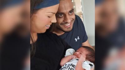  A young couple who died in a house fire with their newborn baby