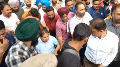 OP Soni appear in court on wheel chair