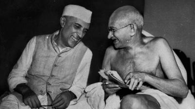 Mahatma Gandhi & Nehru