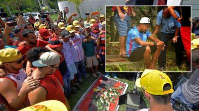 Fire in Brazil Football Club