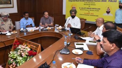 Transport Minister launches Integrated Road Accident Database Project in Punjab