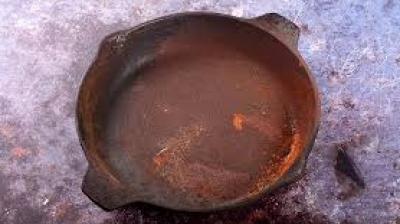 This is how to clean rust from iron utensils