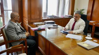 Chief Secretary discusses unique initiative with Finance Commissioner Rural Development