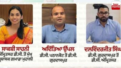 ਪੰਜਾਬ 'ਚ ਵੱਡਾ ਪ੍ਰਸ਼ਾਸਨਿਕ ਫੇਰਬਦਲ, 6 IAS ਅਧਿਕਾਰੀਆਂ ਦੇ ਤਬਾਦਲੇ Major administrative reshuffle in Punjab, 6 IAS officers transferred