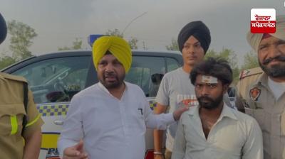 ਸੜਕ ਹਾਦਸੇ ਦੇ ਜ਼ਖ਼ਮੀਆਂ ਦੀ ਸਹਾਇਤਾ ਲਈ ਮੌਕੇ ਉੱਤੇ ਪੁੱਜੇ ਕੈਬਨਿਟ ਮੰਤਰੀ