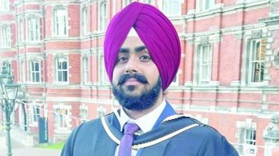 Jaskirat Singh Sachdeva was selected as the student speaker in a ceremony organized by Royal Holloway, University of London