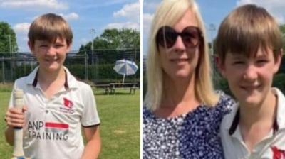 The 12-year-old bowler took 6 wickets in 1 over, received praise