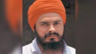 Khalsa flag on Khalsa creation day Hawara