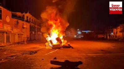 Manipur Violence: Violence broke out again in Manipur, terrorists threw bombs at the village, CRPF and police reached the spot