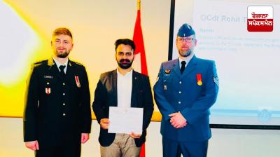 A young man from Hoshiarpur became a lieutenant in the Canadian Army News