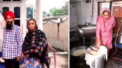 Kissan Couple Ravinder Kaur and Amrik singh 