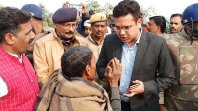 Govt. officials reached at the site of Accident