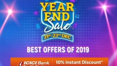 Flipkart end year sale starts 