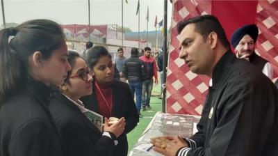 Jalandhar girl writes ielts paper