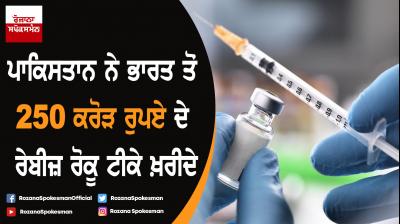 Pakistan imports over $36 million of anti-rabies, anti-venom vaccines from India