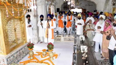 Foundation day of Akal Takht celebrated
