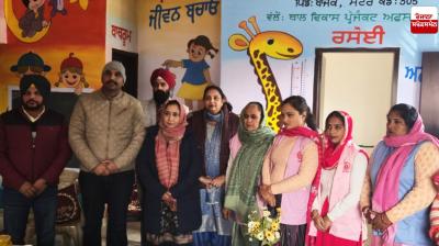 Dr. Baljit Kaur Conducts Surprise Inspection at Bathinda's Anganwadi Centers