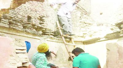 Surveying old department team