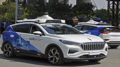 Driverless Car hits a person in China 