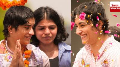 Vinesh Phogat was welcomed like a champion News