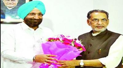 Sukhjinder Singh Randhava meets Radha Mohan Singh