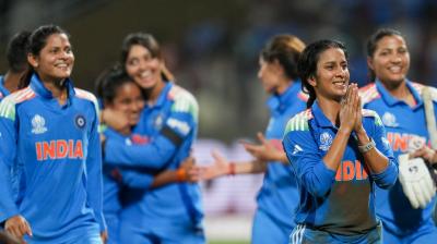 India beat Australia by 5 wickets in Women's World Cup semi-final India beat Australia by 5 wickets in Women's World Cup semi-final