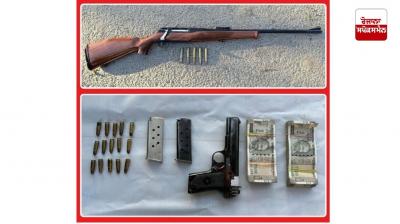 ਮੁਲਜ਼ਮਾਂ ਕੋਲੋਂ ਇੱਕ ਪਿਸਤੌਲ, ਦੋ ਮੈਗਜ਼ੀਨ,15 ਜ਼ਿੰਦਾ ਕਾਰਤੂਸ, ਇੱਕ ਰਾਈਫਲ, ਪੰਜ ਜ਼ਿੰਦਾ ਕਾਰਤੂਸ ਅਤੇ ਇੱਕ ਲੱਖ ਡਰੱਗ ਮਨੀ ਹੋਈ ਬਰਾਮਦ  