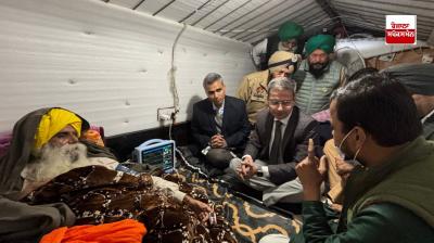 Union Home Ministry Director and Punjab DGP meet Dallewal