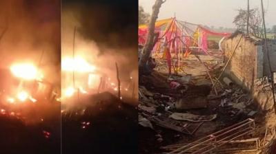 Bihar Darbhanga wedding fire News in punjabi 