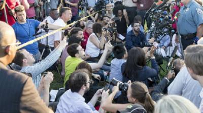 American newspaper office Firing