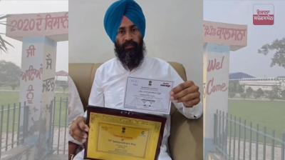 ਪਿੰਡ ਕਾਲਸਨਾ ਦੇ ਸਰਪੰਚ ਗੁਰਧਿਆਨ ਸਿੰਘ ਨੇ ਭਾਰਤ ਸਰਕਾਰ ਵੱਲੋਂ ਮਿਲਿਆ ਐਵਾਰਡ ਵਾਪਸ ਕਰਨ ਦਾ ਕੀਤਾ ਫ਼ੈਸਲਾ