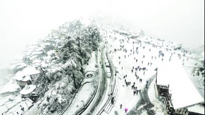 Snowfall in Shimla