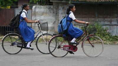  Now the trend of going to school on bicycle is increasing rapidly in the villages as well