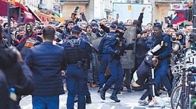 12 police officers injured in a clash with protesters in Paris, know the whole case