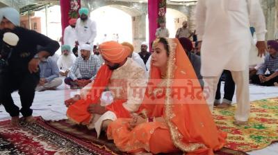 MLA Narendra Bharaj and Mandeep Singh Lakhewal 