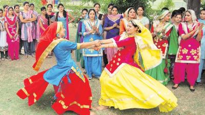 Girls During Dancing