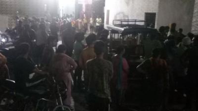 Woman died due to foot slip in sewage water