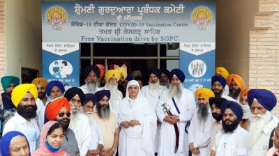Free Corona Vaccine Camp at Takht Sri Kesgarh Sahib
