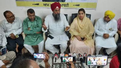Kultar Sandhwan and Rupinder kaur in Press Conference